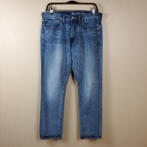 Gap Medium Wash Standard Fit Tapered Leg Jeans 32x30